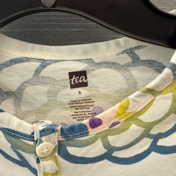 Tea Collection Multicolor Floral Kids Dress - Picture 2 of 3